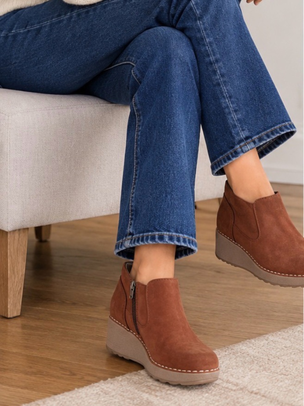 Dansko Raina Leather Booties Brown Cognac Size 38